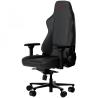 LORGAR Embrace 533, Gaming chair, PU eco-leather, 1.8 mm metal frame, multiblock mechanism, 4D armrests, 5 Star aluminium base, Class-4 gas lift, 75mm PU casters, Black