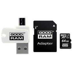 GOODRAM 64GB MicroSDXC with adapter | M1A4-0640R12