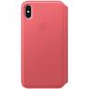 iPhone XS Max Leather Folio - Peony Pink, Model