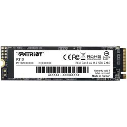 Patriot P310 240GB SSD M.2 2280 PCI M.2, PCI Express 3.0 x4 (NVMe 1.3), 1700/1000 MBps, 280000/250000 IOps | P310P240GM28