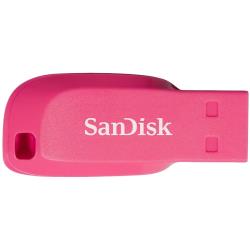 SanDisk Cruzer Blade USB Flash Drive 32GB Electric Pink, EAN: 619659146962 | SDCZ50C-032G-B35PE