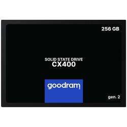 GOODRAM CX400 GEN.2 256GB SSD, 2.5” 7mm, SATA 6 Gb/s, Read/Write: 550 / 480 MB/s, Random Read/Write IOPS 65K/61,4K | SSDPR-CX400-256-G2