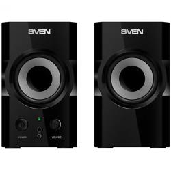 SVEN SPS-606 2x3W, Headphone front jack, Front power button and the volume control | SV-014230