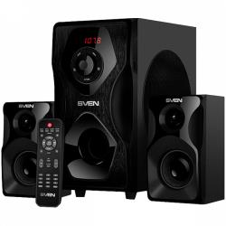 Speakers SVEN MS-2055, black (55W, FM, USB/SD, Display, RC, Bluetooth) | SV-016609