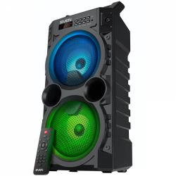 Speaker SVEN PS-440, black (20W, TWS, Bluetooth, FM, USB, microSD, LED-display, RC, 2000mA*h) | SV-019082