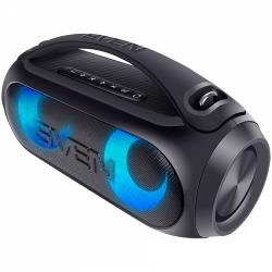 Speaker SVEN PS-380, black (40W, Waterproof (IPx5), TWS, Bluetooth, FM, USB, 3000mA*h) | SV-021290