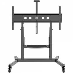 ONKRON Mobile TV Stand Rolling TV Cart for 50 to 100-Inch Screens up to 120 kg, black | TS1991-B
