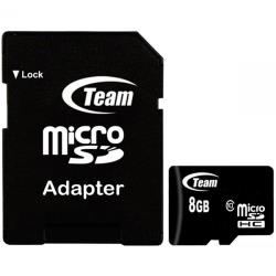 TEAM GROUP mSDHC 8GB MICRO SDHC 8GB CLASS 10 RETAIL W/1Adapter | TUSDH8GCL1003