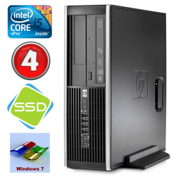 HP 8100 Elite SFF i5-650 4GB 120SSD DVD WIN7Pro | RW5190 | (Atnaujinta)