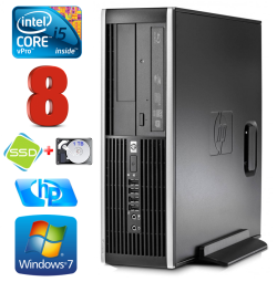 HP 8100 Elite SFF i5-650 8GB 120SSD+1TB DVD WIN7Pro | RW5200 | (Atnaujinta)