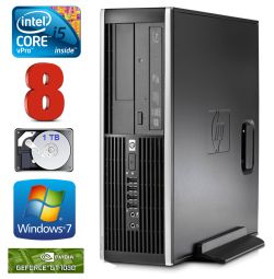 HP 8100 Elite SFF i5-650 8GB 1TB GT1030 2GB DVD WIN7Pro | RW5205 | (Atnaujinta)