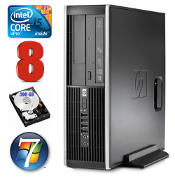 HP 8100 Elite SFF i5-650 8GB 500GB DVD WIN7Pro | RW5230 | (Atnaujinta)