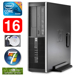 HP 8100 Elite SFF i5-650 16GB 1TB GT1030 2GB DVD WIN7Pro | RW5235 | (Atnaujinta)
