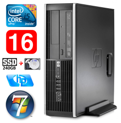 HP 8100 Elite SFF i5-650 16GB 240SSD+2TB DVD WIN7Pro | RW5253 | (Atnaujinta)