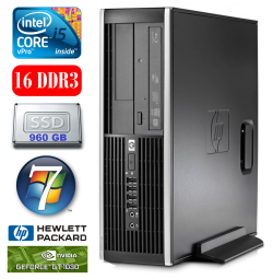 HP 8100 Elite SFF i5-650 16GB 960SSD GT1030 2GB DVD WIN7Pro | RW5260 | (Atnaujinta)