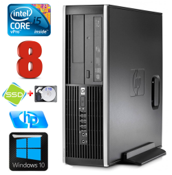 HP 8100 Elite SFF i5-650 8GB 120SSD+2TB DVD WIN10 | RW5276 | (Atnaujinta)