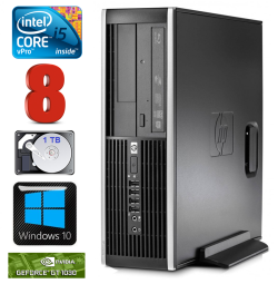 HP 8100 Elite SFF i5-650 8GB 1TB GT1030 2GB DVD WIN10 | RW5280 | (Atnaujinta)