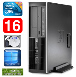 HP 8100 Elite SFF i5-650 16GB 2TB GT1030 2GB DVD WIN10 | RW5316 | (Atnaujinta)