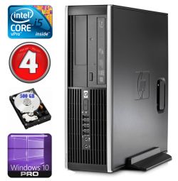 HP 8100 Elite SFF i5-650 4GB 500GB DVD WIN10Pro | RW5345 | (Atnaujinta)