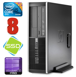 HP 8100 Elite SFF i5-650 8GB 120SSD DVD WIN10Pro | RW5349 | (Atnaujinta)