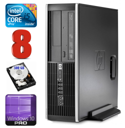 HP 8100 Elite SFF i5-650 8GB 500GB DVD WIN10Pro | RW5380 | (Atnaujinta)