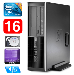 HP 8100 Elite SFF i5-650 16GB 2TB DVD WIN10Pro | RW5390 | (Atnaujinta)