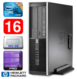 HP 8100 Elite SFF i5-650 16GB 960SSD DVD WIN10Pro | RW5408 | (Atnaujinta)