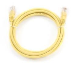 PATCH CABLE CAT5E UTP 2M/YELLOW PP12-2M/Y GEMBIRD