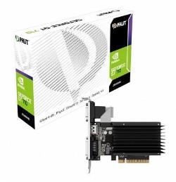 Graphics Card|PALIT|NVIDIA GeForce GT 710|2 GB|DDR3|64 bit|PCIE 2.0 8x|Memory  800 MHz|GPU 954 MHz|Single Slot Fansink|1x15pin D-sub|1xDVI-D|1xHDMI|NEAT7100HD46H