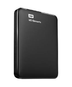 External HDD|WESTERN DIGITAL|Elements Portable|1TB|USB 3.0|Colour Black|WDBUZG0010BBK-WESN
