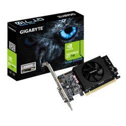 Graphics Card|GIGABYTE|NVIDIA GeForce GT 710|2 GB|64 bit|PCIE 2.0 8x|GDDR5|Memory 5010 MHz|GPU 954 MHz|Single Slot Fansink|1xDVI|1xHDMI|GV-N710D5-2GL