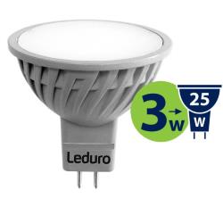 Light Bulb|LEDURO|Power consumption 3 Watts|Luminous flux 250 Lumen|3000 K|12V AC/DC|Beam angle 90 degrees|21179
