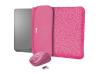 NB SLEEVE +MOUSE 15.6" YVO/REVERSIBLE PINK 23443 TRUST