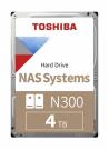 HDD|TOSHIBA|N300|4TB|SATA|256 MB|7200 rpm|3,5"|HDWG440UZSVA