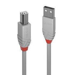 CABLE USB2 A-B 0.5M/ANTHRA GREY 36681 LINDY