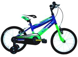 BICYCLE 16" JUNIOR MAN ARGO/BLUE/GREEN 8001446122631 COPPI