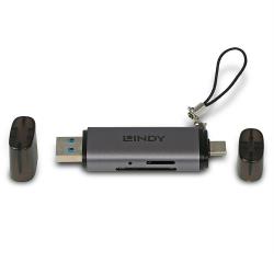 MEMORY READER USB3.2 C & A SD/43335 LINDY