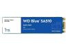 SSD|WESTERN DIGITAL|Blue SA510|1TB|M.2|SATA 3.0|Write speed 520 MBytes/sec|Read speed 560 MBytes/sec|2.38mm|TBW 400 TB|MTBF 1750000 hours|WDS100T3B0B