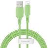 CABLE LIGHTNING TO USB 1.2M/GREEN CALDC-06 BASEUS