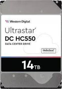 HDD|WESTERN DIGITAL ULTRASTAR|Ultrastar DC HC550|WUH721814ALE6L4|14TB|SATA 3.0|512 MB|7200 rpm|3,5"|0F38581