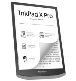 E-Reader|POCKETBOOK|InkPad X Pro|10.3"|1872x1404|1xUSB-C|Wireless LAN|Bluetooth|Grey|PB1040D-M-WW