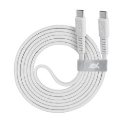 CABLE USB-C TO USB-C 2.1M/WHITE PS6005 WT21 RIVACASE | PS6005WT21