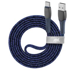 CABLE USB-C TO USB2.0 1.2M/BLUE PS6102 BL12 RIVACASE | PS6102BL12