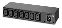 APC RACK PDU, BASIC, 0U/1U, 120-240V/15A, 220-240V/10A, (8) C13 | AP6015A