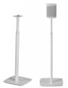 FLEXSON ADJUSTABLE FLOOR STANDS FOR SONOS ONE, ONE SL AND PLAY:1 WHITE PAIR