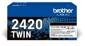 BROTHER TN2420 TWIN-PACK BLACK TONERS (BK = 3,000 PAGES/CARTRIDGE) | TN2420TWIN