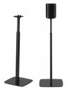 FLEXSON ADJUSTABLE FLOOR STANDS FOR SONOS ONE, ONE SL AND PLAY:1 BLACK PAIR