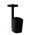 FLEXSON CEILING MOUNT FOR SONOS ONE, ONE SL AND PLAY1 BLACK SINGLE