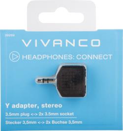 Vivanco adapter 3,5mm - 2x3,5mm (39269)
