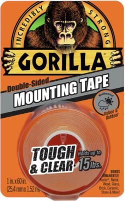 Gorilla tape Mounting Clear 1.5m | 3044101